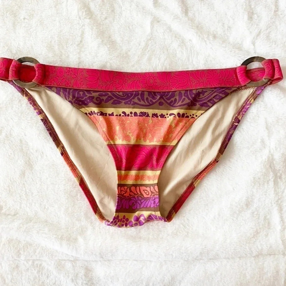 VS boho purple/tan stripped push up bikini Y2K - Picture 7 of 12